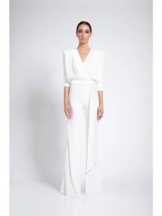 NWT Zhivago Weld Jumpsuit in White Size 8 $600 - Picture 1 of 11